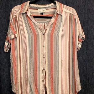 Striped Button Up Shirt